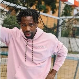Goodee x KOTN “Dusty Rose” Pink Oversized Fleece Hoodie M